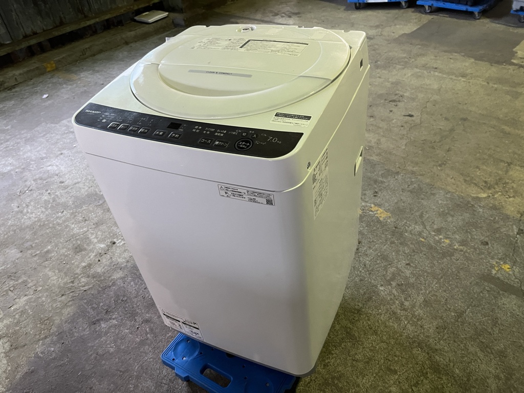 全自動洗濯機 7.0kg シャープ ES-GE7H-T 2024 製造番号:1011248 全自動洗濯機 7.0kg シャープ ES-GE7H-T 2024 製造番号:1011248