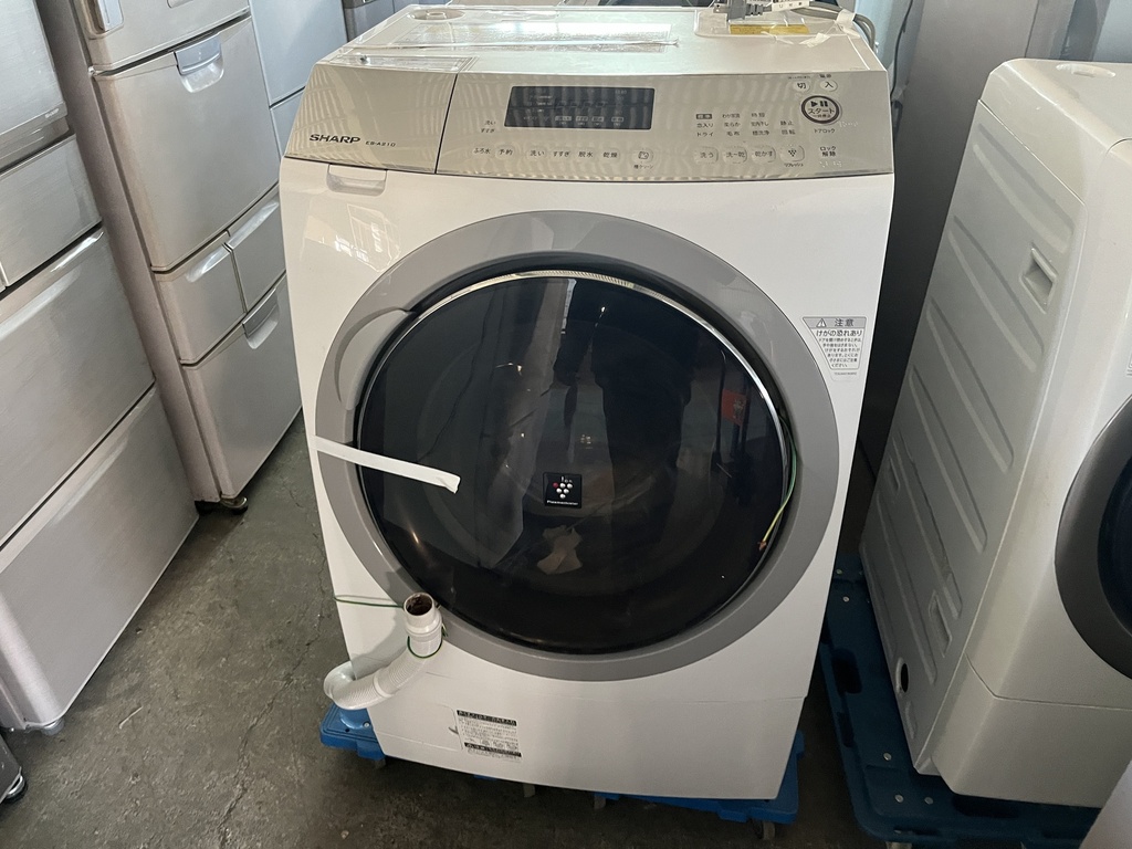 SHARP シャープ ドラム式電気洗濯乾燥機 ES-A210-SR ⭐️SHARPドラム式電気