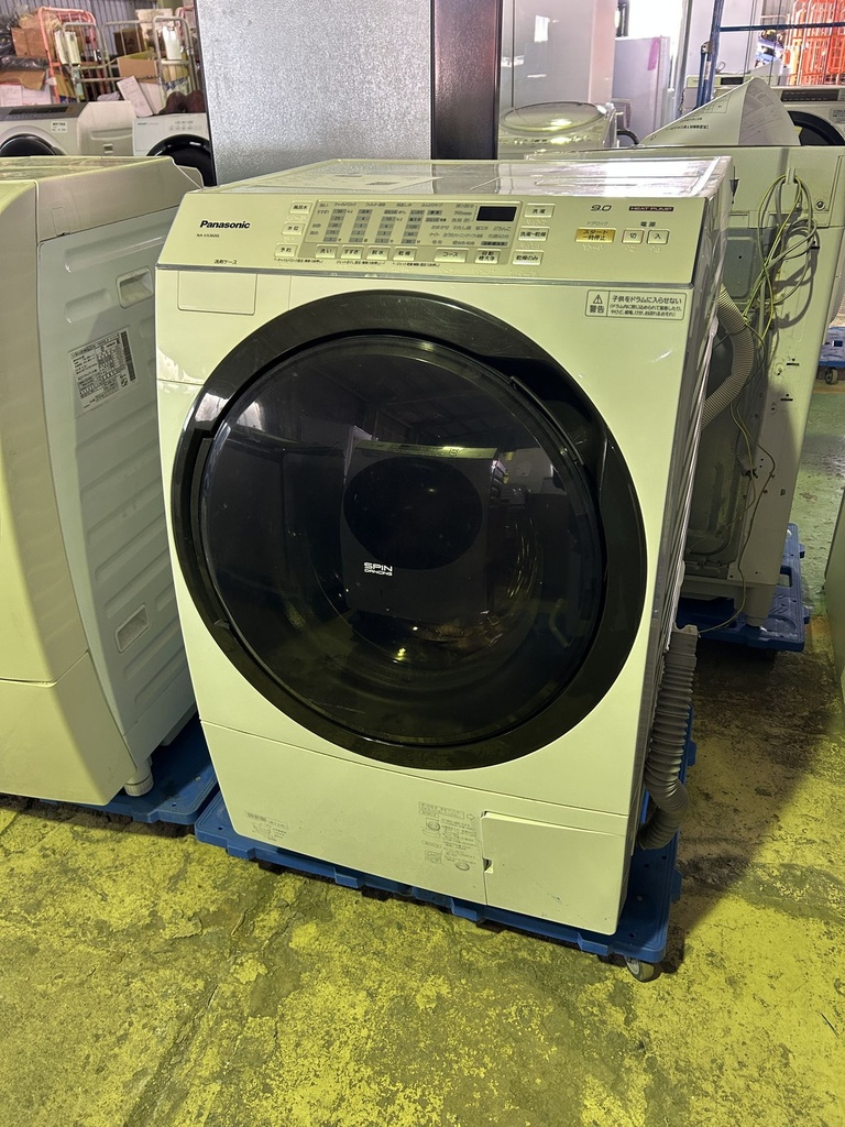 中古 人気 パナソニック 洗濯9kg 乾燥6Kg ドラム式洗濯乾燥機 クリスタルホワイト 泡洗浄 洗濯機 NA-VX3600L 2016年製 世帯用  ファミリー まとめ洗い6ヶ月保証付き-COSMO SPACE online
