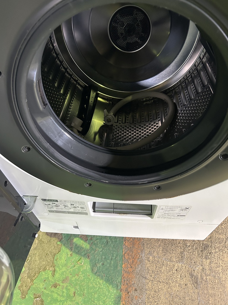 ジャンク品シャープドラム式洗濯機ES-W112-SL