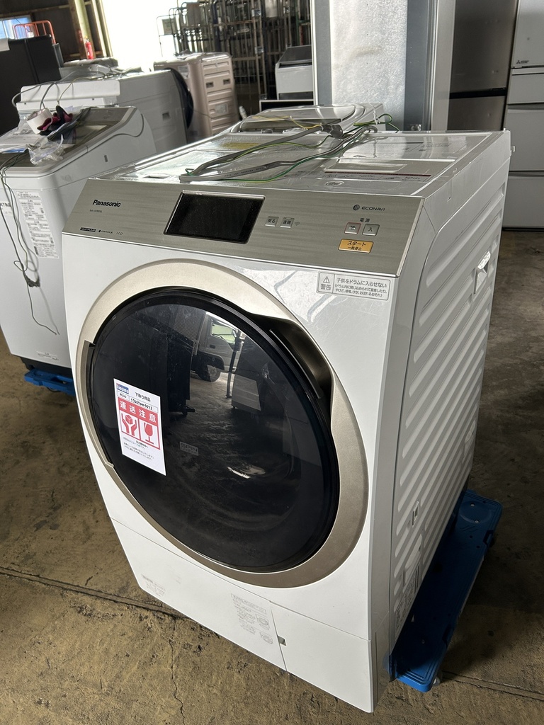 ドラム式洗濯機 11.0kg パナソニック NA-VX9900L 2018 製造番号:18O3A00501 輸送ボルト欠品 ジャンク 乾燥不良 35.6℃ (石井)