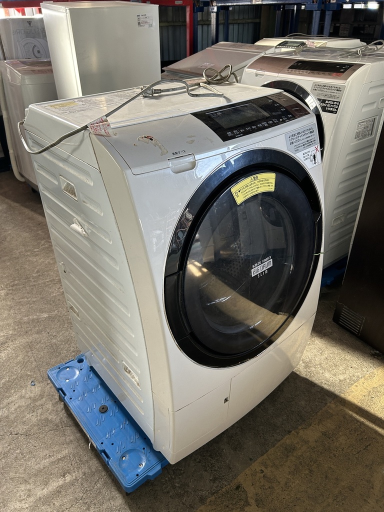 ドラム式洗濯機 11.0kg 日立 BD-S8800L 2016 製造番号:6033342 輸送ボルト欠品 正常動作  ()