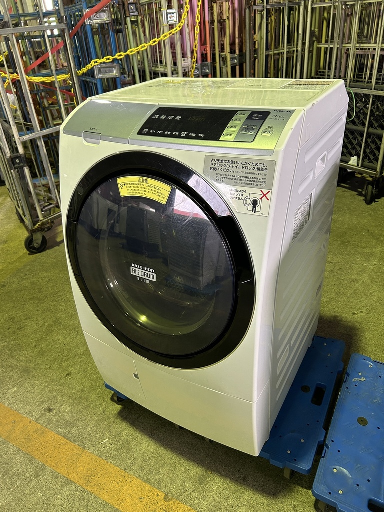 ドラム式洗濯機 11.0kg 日立 BD-SV110AL 2017 製造番号:7507115 輸送ボルト欠品 ジャンク C20エラー (後藤)