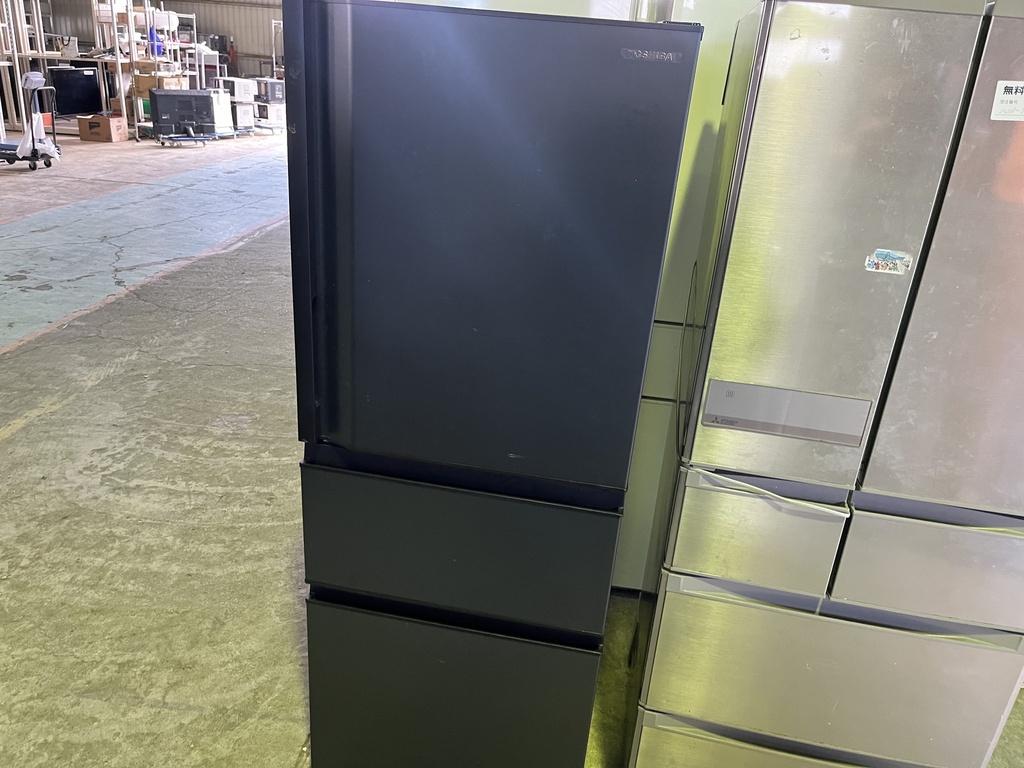 冷蔵庫 3ドア 東芝 GR-S33SC(KZ) 2021 製造番号:98017647 正常動作  (神宮)