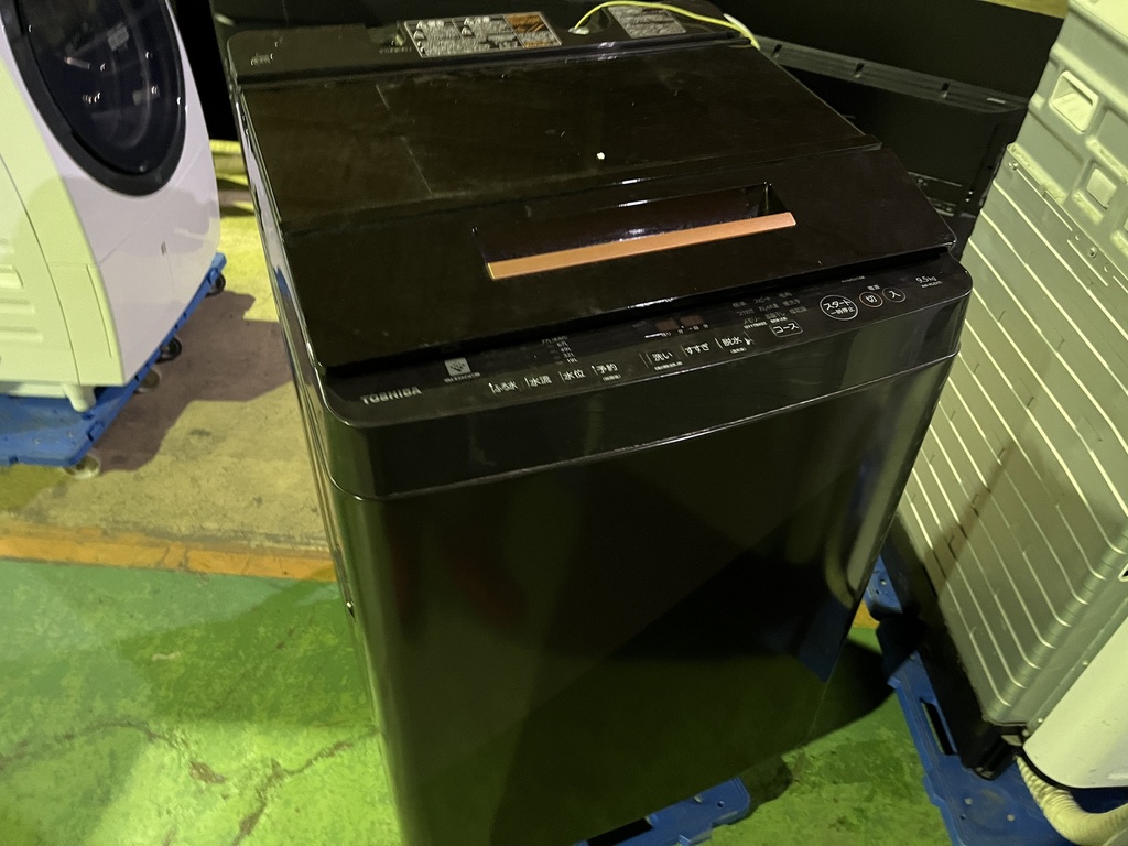 全自動洗濯機 9.0kg 東芝 AW-95JD 2018 製造番号:402480YA 正常動作  (田中)