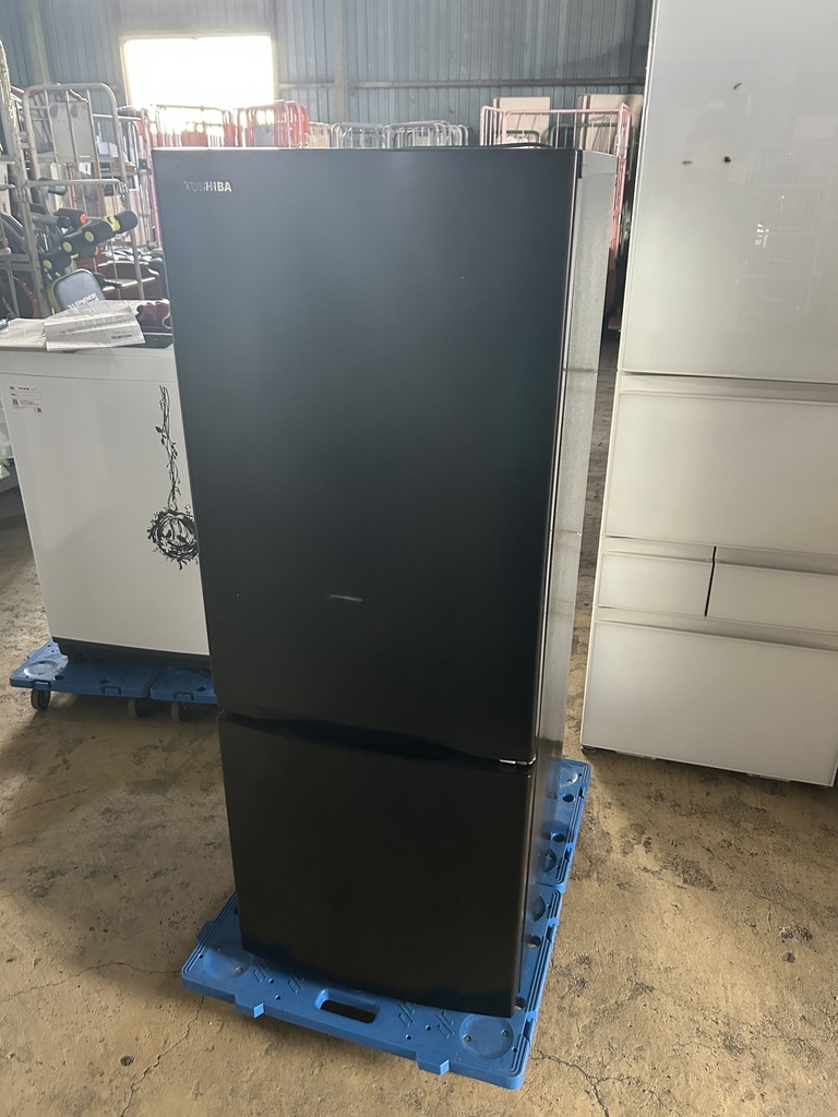冷蔵庫 2ドア 東芝 GR-T15BS(K) 2021 製造番号:17004960 正常動作