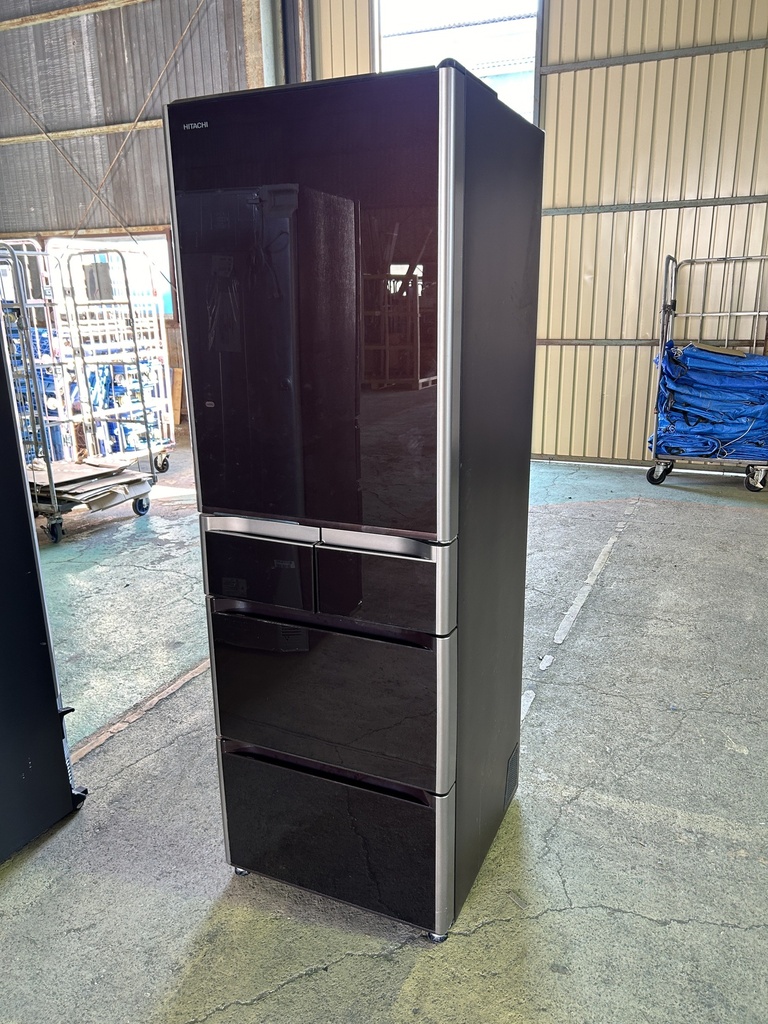 冷蔵庫 5ドア 日立 R-S4200E(XT) 2015 製造番号:019300 正常動作  (神宮)