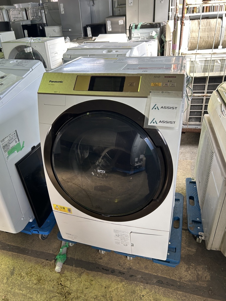 ドラム式洗濯機 10.0kg パナソニック NA-VX5E3R 2015 製造番号:15N3A00027 輸送ボルト欠品 ジャンク ドア不良 エラーＵ１２ (田中)