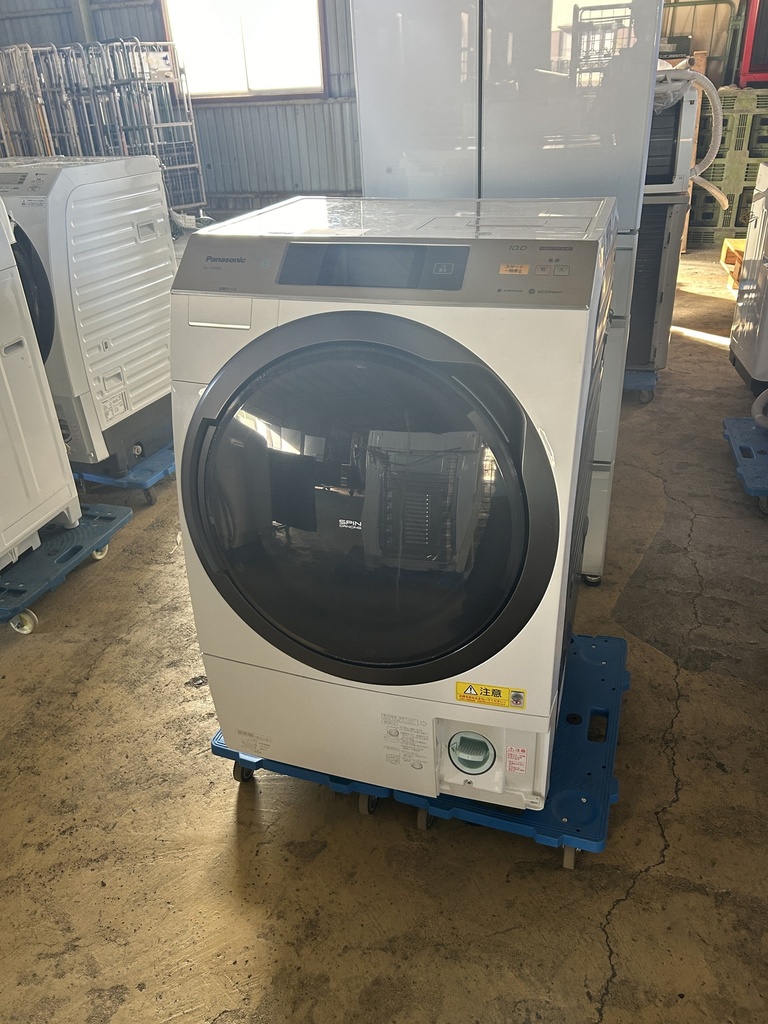 ドラム式洗濯機 10.0kg パナソニック NA-VX9500L 2015 製造番号:1551A00166 輸送ボルト欠品 ジャンク ジャンク 乾燥不良22℃ (金子)