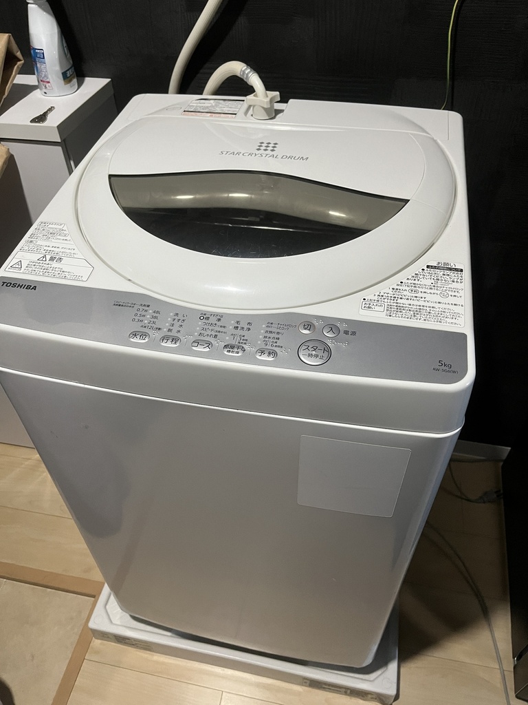 洗濯機　TOSHIBA　AW-5G6　2018