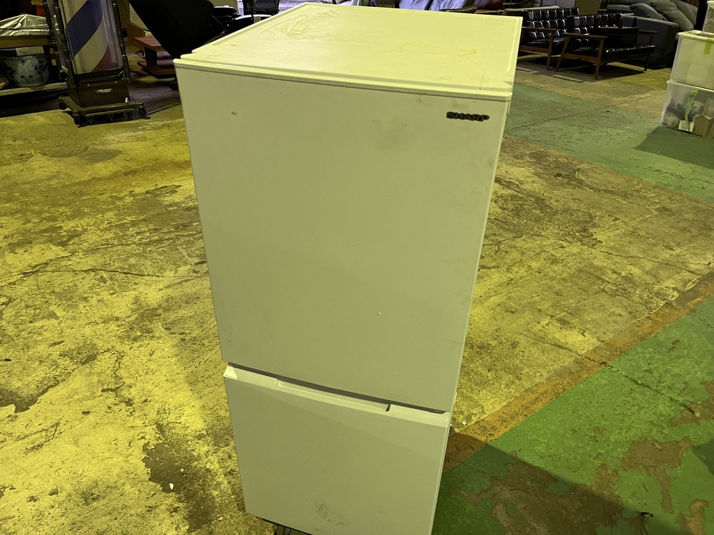 冷蔵庫 2ドア シャープ SJ-D15J-W 2022 製造番号:10017219 正常動作  (神宮) ☆