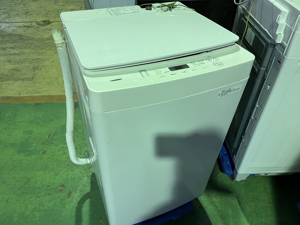 全自動洗濯機 5.5kg TWINBIRD WM-EC55 2019 正常動作  (田中)