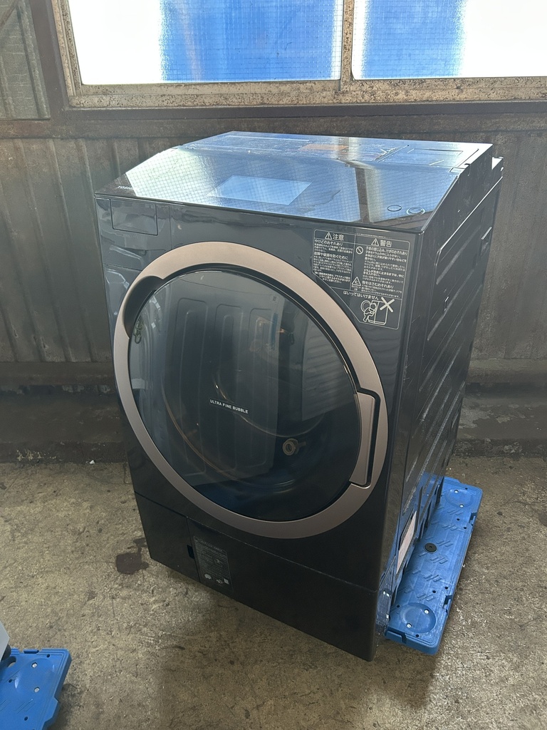 ドラム式洗濯機 12.0kg 東芝 TW-127X7R 2019 輸送ボルト欠品 ジャンク タッチセンサ不良 (田中)