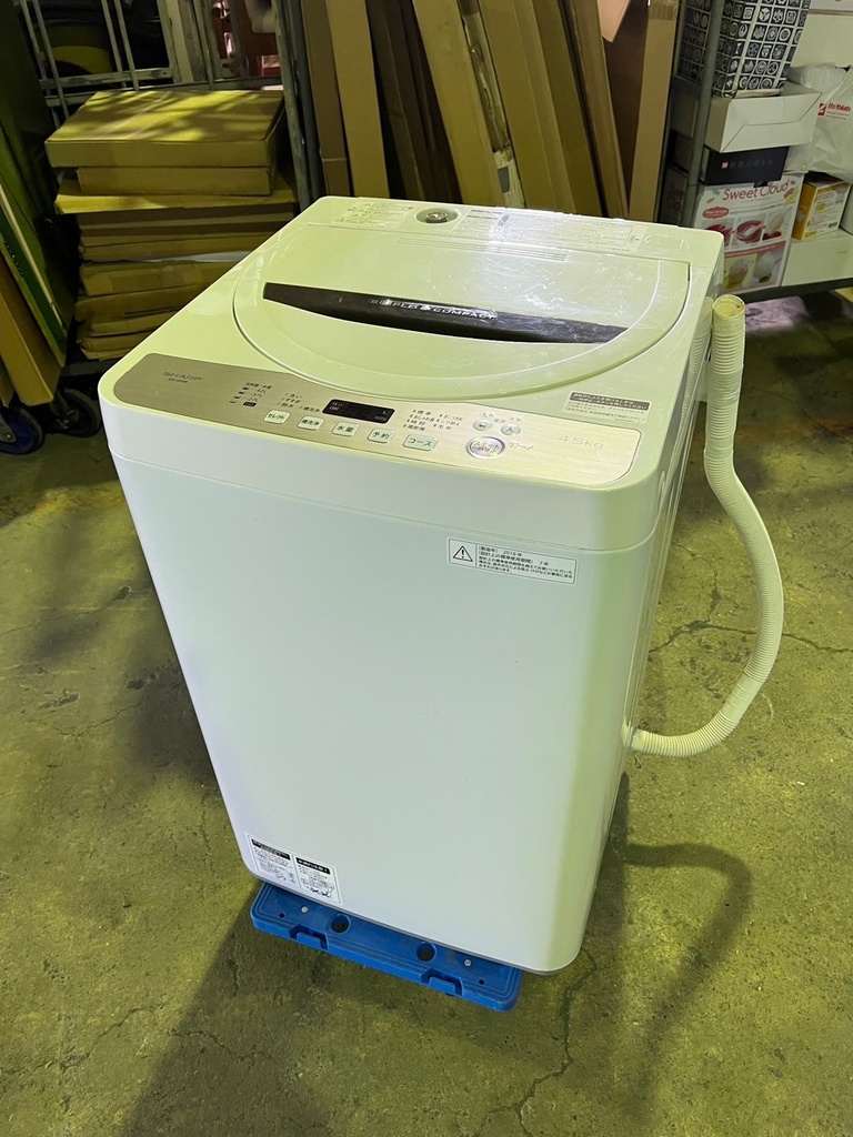 洗濯機 シャープ ES-GE4B-C 2018 ① ☆