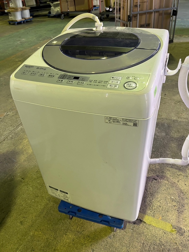 洗濯機 シャープ ES-GV8D-S 2019 ②