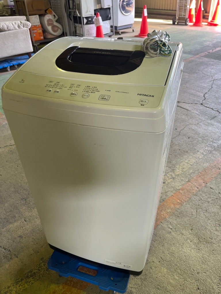 洗濯機 日立 NW-50G 2021 管理番号BA0074 ☆