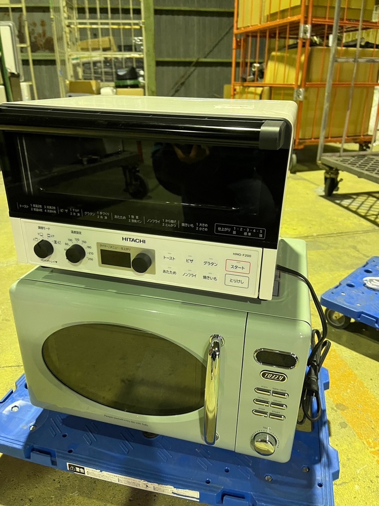 トースター2点まとめ（日立 HMO-F200、K-DR1）動作未確認 現状 ⑧☆