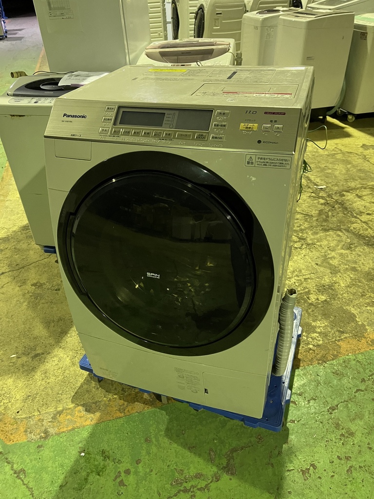 ドラム式洗濯機 11.0kg パナソニック NA-VX8700L 2016 製造番号:16O3A00056 輸送ボルト欠品 正常動作  (田中)