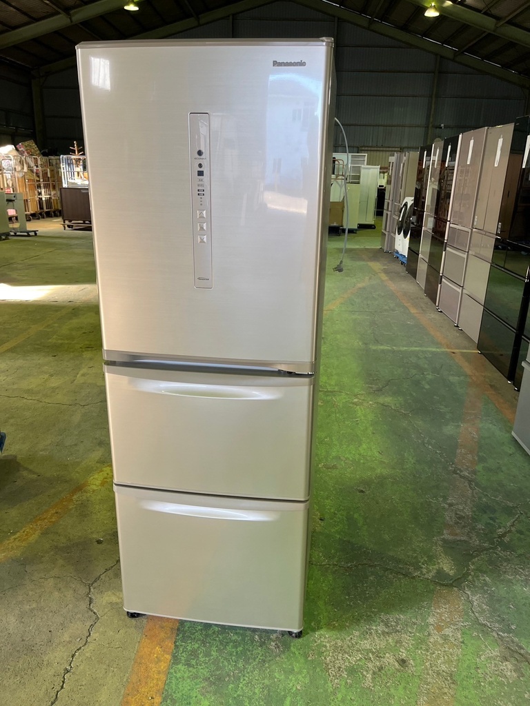 冷蔵庫 3ドア パナソニック NR-C340C-N 2019 ①