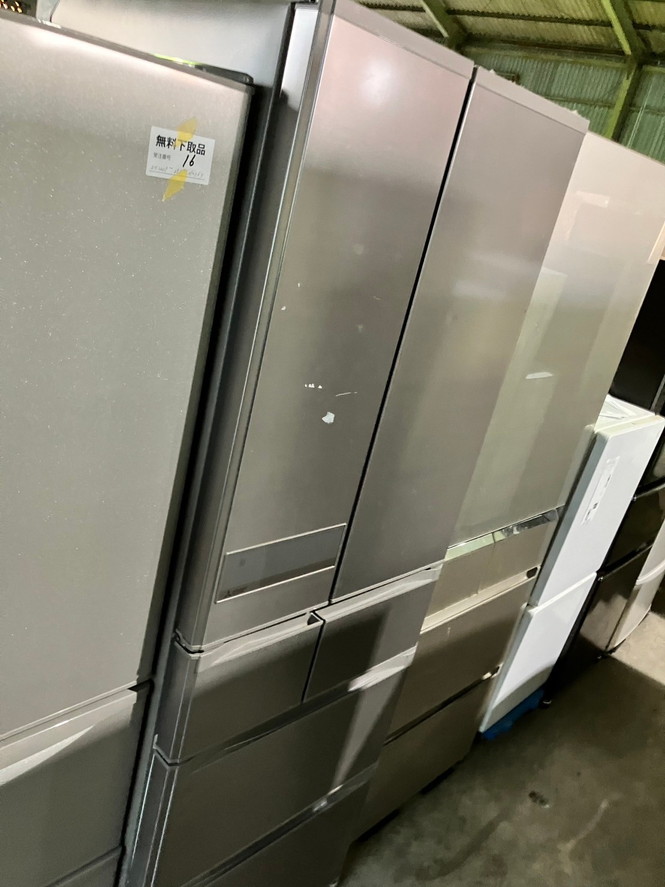 冷蔵庫 6ドア 三菱電機 MR-JX53Z-N2 2016 製造番号:622635 正常動作  (JT)