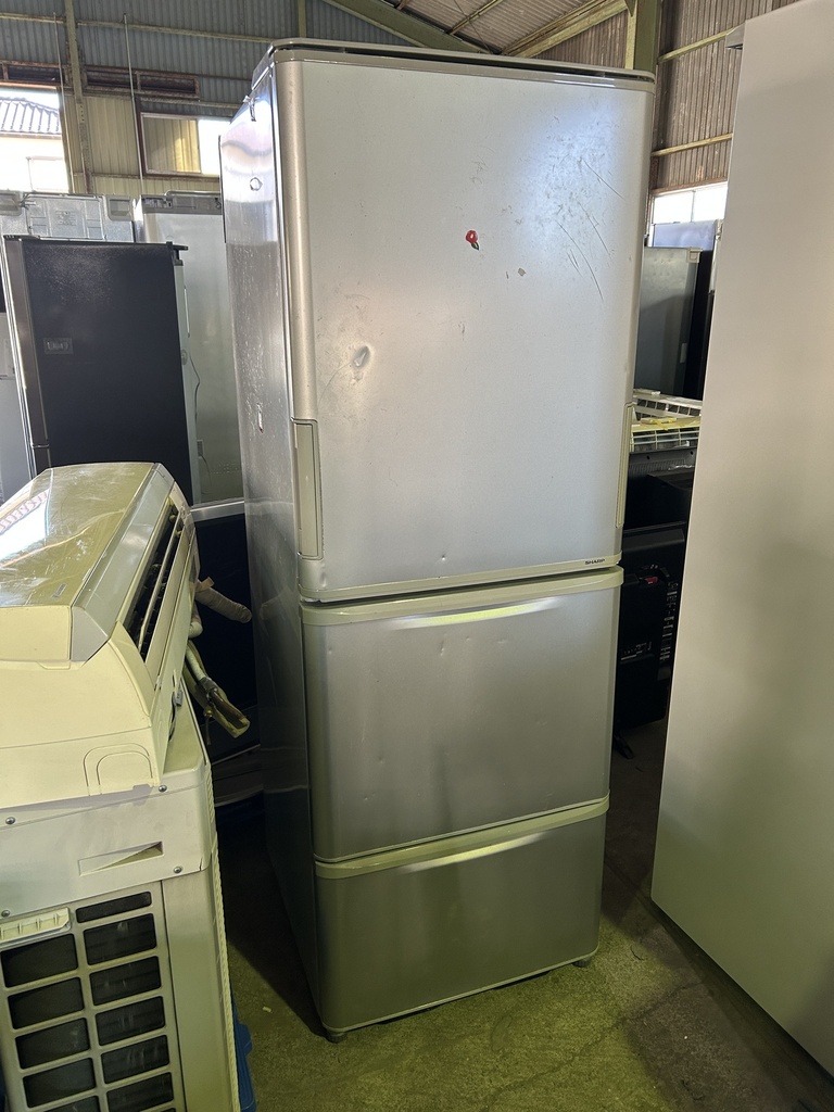 冷蔵庫 3ドア シャープ SJ-WA35B-S 2015 製造番号:90028919 正常動作  (神宮)