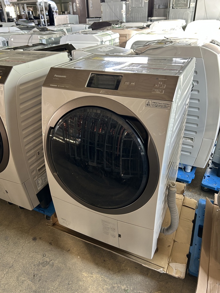 ドラム式洗濯機 11.0kg パナソニック NA-VX900AL 2020 製造番号:2082A00833 輸送ボルト欠品 動作未確認 現状  (MT)