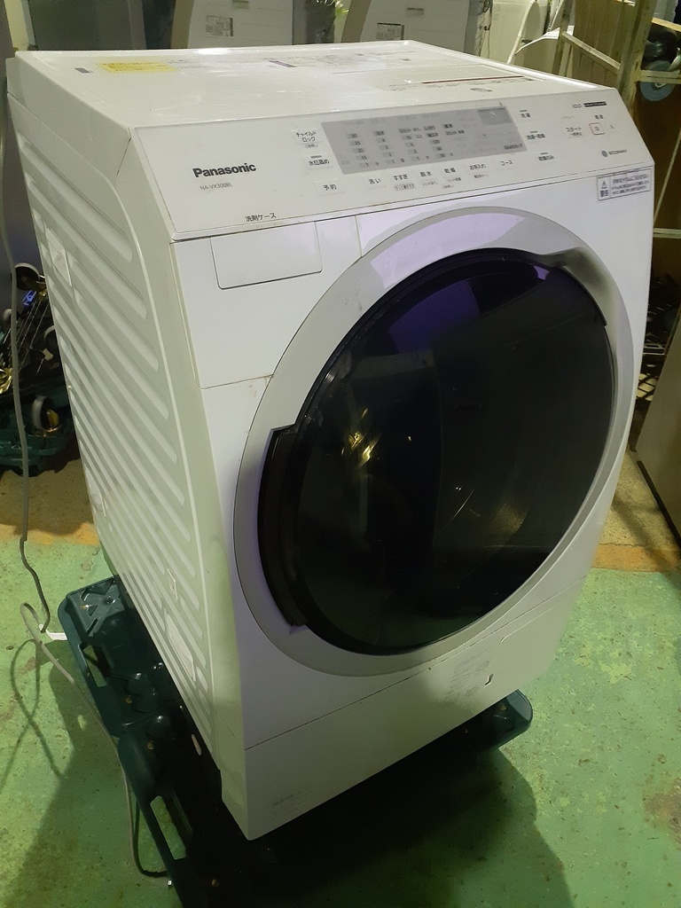 ドラム式洗濯機 10.0kg パナソニック NA-VX300BL 2020 製造番号:20N1B00571 動作未確認 現状  (IS)