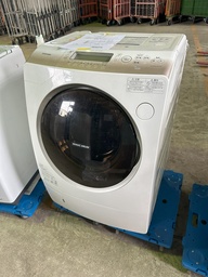 [K533022] ドラム式洗濯機 9.0kg 東芝 TW-Z96V2ML 2015 輸送ボルト欠品 ジャンク 乾燥不良 38℃ (田中)